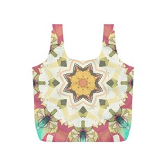 Cute Kaleidoscope Full Print Recycle Bag (s) by Dazzleway