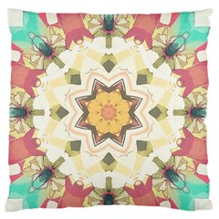 Cute kaleidoscope Large Flano Cushion Case (Two Sides)