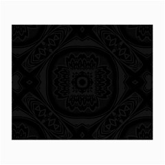 Black And Gray Small Glasses Cloth (2 Sides) by Dazzleway