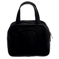 Black And Gray Classic Handbag (two Sides) by Dazzleway