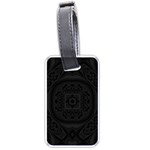 Black and gray Luggage Tag (one side) Front