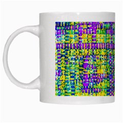 Mosaic Tapestry White Mugs by essentialimage