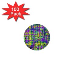 Mosaic Tapestry 1  Mini Buttons (100 Pack)  by essentialimage