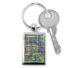 Mosaic Tapestry Key Chain (rectangle) by essentialimage