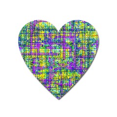 Mosaic Tapestry Heart Magnet by essentialimage