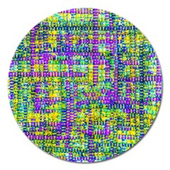 Mosaic Tapestry Magnet 5  (round) by essentialimage