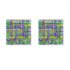 Mosaic Tapestry Cufflinks (square) by essentialimage