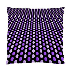 Purple And Pink Dots Pattern, Black Background Standard Cushion Case (one Side) by Casemiro