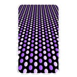 Purple and Pink Dots Pattern, black background Memory Card Reader (Rectangular) Front