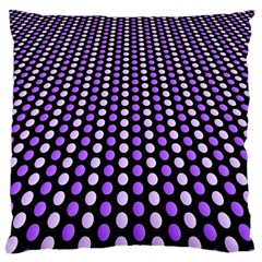 Purple And Pink Dots Pattern, Black Background Standard Flano Cushion Case (two Sides) by Casemiro