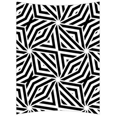 Black And White Abstract Lines, Geometric Pattern Back Support Cushion by Casemiro