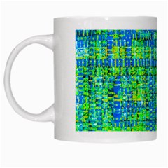 Mosaic Tapestry White Mugs by essentialimage