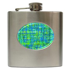 Mosaic Tapestry Hip Flask (6 Oz) by essentialimage