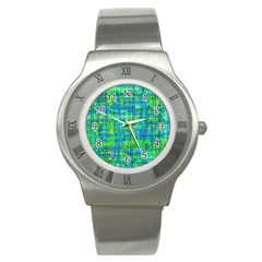 Mosaic Tapestry Stainless Steel Watch by essentialimage