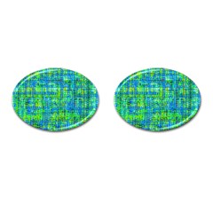 Mosaic Tapestry Cufflinks (oval) by essentialimage