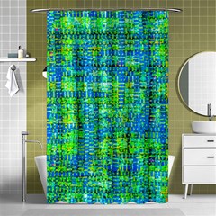 Mosaic Tapestry Shower Curtain 48  X 72  (small)  by essentialimage