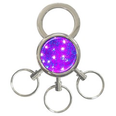 Privet Hedge With Starlight 3-ring Key Chain by essentialimage