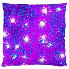 Privet Hedge With Starlight Large Cushion Case (one Side) by essentialimage