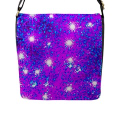 Privet Hedge With Starlight Flap Closure Messenger Bag (l) by essentialimage