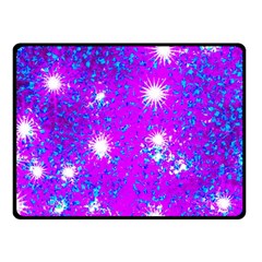 Privet Hedge With Starlight Double Sided Fleece Blanket (small)  by essentialimage