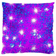 Privet Hedge With Starlight Large Flano Cushion Case (one Side) by essentialimage