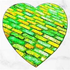 Diagonal Street Cobbles Jigsaw Puzzle (heart) by essentialimage