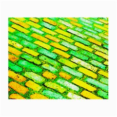 Diagonal Street Cobbles Small Glasses Cloth by essentialimage