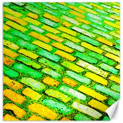 Diagonal Street Cobbles Canvas 20  X 20  by essentialimage