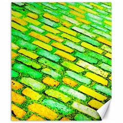 Diagonal Street Cobbles Canvas 20  X 24  by essentialimage