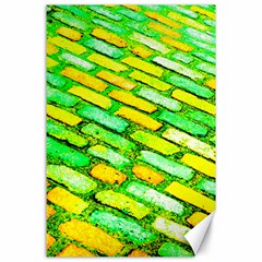 Diagonal Street Cobbles Canvas 24  X 36  by essentialimage