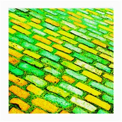 Diagonal Street Cobbles Medium Glasses Cloth (2 Sides) by essentialimage