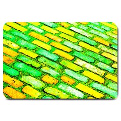 Diagonal Street Cobbles Large Doormat  by essentialimage