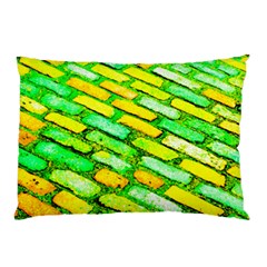 Diagonal Street Cobbles Pillow Case by essentialimage