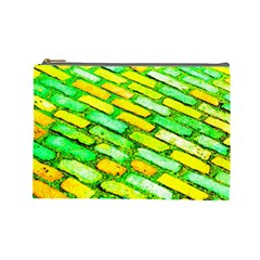 Diagonal Street Cobbles Cosmetic Bag (large) by essentialimage