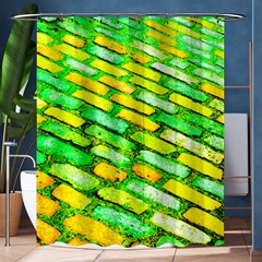 Diagonal Street Cobbles Shower Curtain 60  X 72  (medium)  by essentialimage