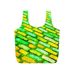 Diagonal Street Cobbles Full Print Recycle Bag (s) by essentialimage