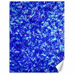 Blue Sequin Dreams Canvas 12  X 16  by essentialimage