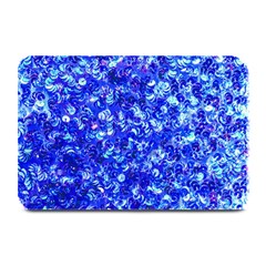 Blue Sequin Dreams Plate Mats by essentialimage