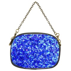 Blue Sequin Dreams Chain Purse (two Sides) by essentialimage