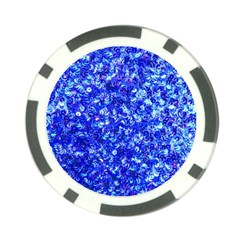 Blue Sequin Dreams Poker Chip Card Guard (10 Pack) by essentialimage