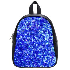 Blue Sequin Dreams School Bag (small) by essentialimage