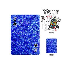 Blue Sequin Dreams Playing Cards 54 Designs (mini) by essentialimage