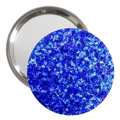 Blue Sequin Dreams 3  Handbag Mirrors by essentialimage