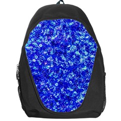 Blue Sequin Dreams Backpack Bag by essentialimage