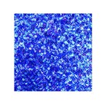 Blue Sequin Dreams Small Satin Scarf (Square) Front