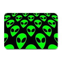 We Are Watching You! Aliens Pattern, Ufo, Faces Plate Mats by Casemiro