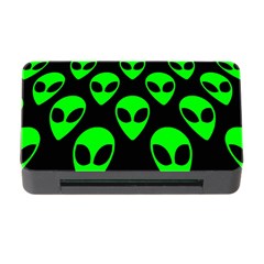 We Are Watching You! Aliens Pattern, Ufo, Faces Memory Card Reader With Cf by Casemiro