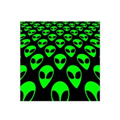 We Are Watching You! Aliens Pattern, Ufo, Faces Satin Bandana Scarf by Casemiro