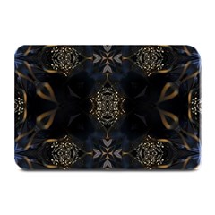 Blue And Gold Plate Mats by Dazzleway