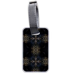 Blue and gold Luggage Tag (two sides)